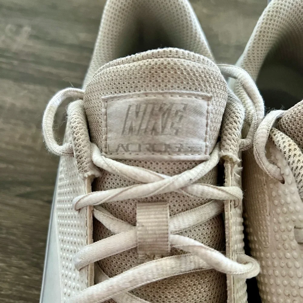Nike Huarache Youth Lacrosse Cleats White Size 5Y • Fast Sale • Great Condition‌